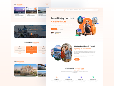 Haven Tip - Travel/TourTism Layout Packs bannerui divitravel homepage homepageui landing page landingpageux layout moderntravel tourismui travel travelpackage traveltourismui travelui ui uidesign uihome uiux uiuxdesign ux design