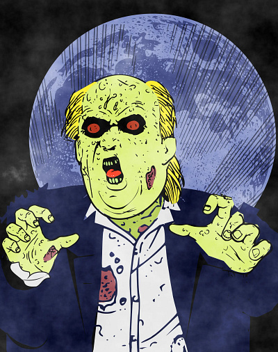 MAGA-t Food doodle illustration maga t food noise shunte88 trump vector zombie