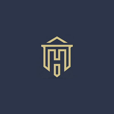 H Symbol branding graphic design logo