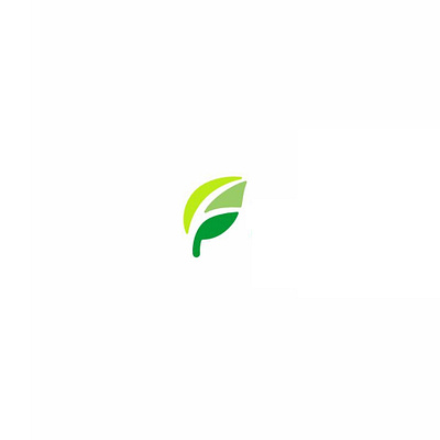 F leaf Logo. branding graphic design logo