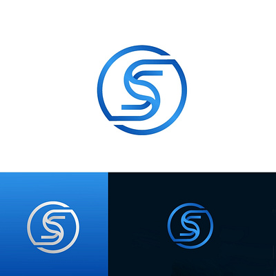 S symbol logo. branding graphic design logo