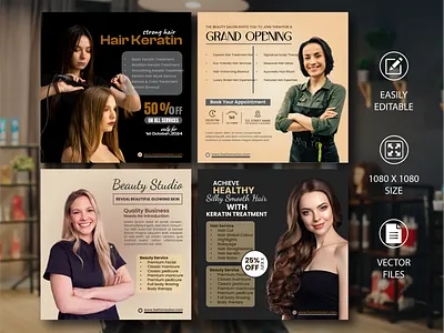 Beauty Salon Social Media Ads Banner design ads banner ads banner design ads design advertising banner banner design beauty beauty salon branding design designer graphic design hair oil instagram post design poster social media socialmediadesign
