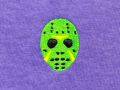 sacramento longsleeve defend embroidery fear goalie hockey mask merch neon protect savior scary streetwear swag team thread