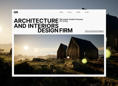 LXARCHITECT | Architectural company Web-site concept animation architectural company brand design branding designinspiration graphic design logo minimalist moderndesign typography ui uiux userexperience ux web webdesign