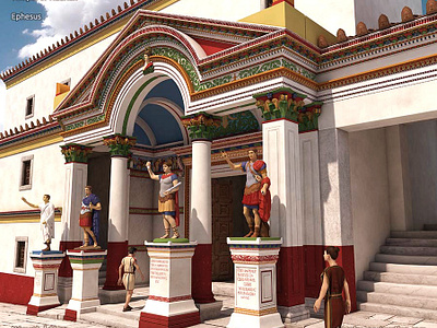 Ephesus virtual reconstructions 3d virtual reconstruction