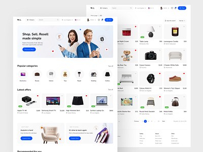 E-commerce Website cart design e com e commerce website e shop ecommerce ecommerce website design landing page marketplace product card shop shopify shopify template shoping shopping ui ux web website