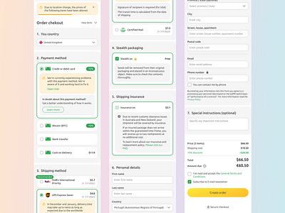 Order Checkout Mobile Design checkout e com mobile uxui design