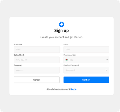 #DailyUI - 01 Sign in And Sign Up Ui Design 01 app dailyui daly ui design mobile app design ux