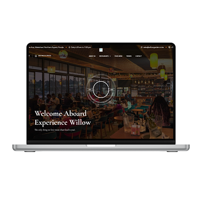 Fine Dining Steakhouse Website Design branding ui website design