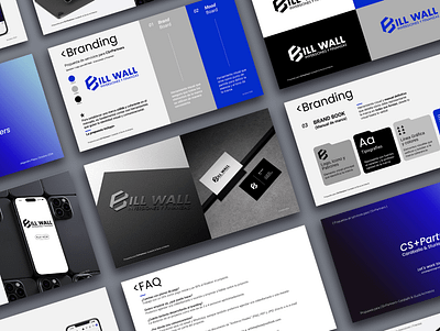 Branding Presentation /Bill Wall - Finance & Investments brand board brand book brand identity branding design designer freelance graphic design graphics logo mood board presentation design social media ui