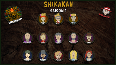 SHIKAKAH ! SAISON 1 graphic design illustration