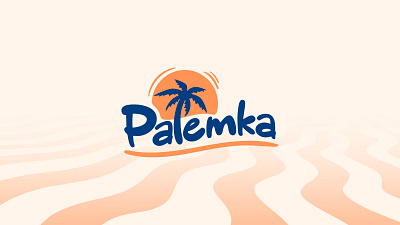 Palemka Logo | summer club brand branding chillout funlogo logo minimalist palmtree relaxedvibe tropicalvibe