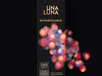 UNA LUNA. Liqueur chocolate collection. Packaging design alcohol candies branding chocolate candies chocolate packaging graphic design logo package