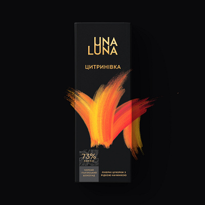 UNA LUNA. Liqueur chocolate collection. Packaging design alcoholic candies art branding chocolate packaging graphic design logo package sweet