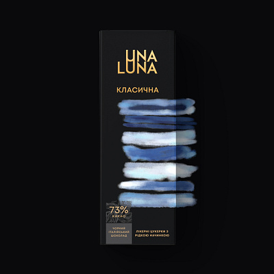 UNA LUNA. Liqueur chocolate collection. Packaging design alcoholic candies branding chocolate packaging design graphic design logo package packaging design sweet