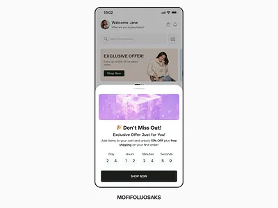 Mobile Modal ☺️ branding graphic design modal ui