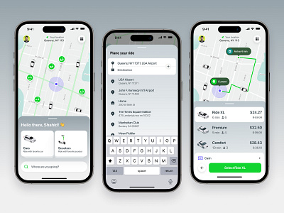 RideWay – Car Search and Rent Mobile App app design bike share booking app car taxi bike ios ios app mobile mobile design ride ride app ride booking ride order app ride sharing ride sharing app rider uber uiux