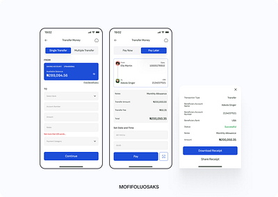 Money Transfer 💸 design fintech ui ux