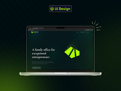 UI Design for Aument Capital Partners branding design graphic design ui website design