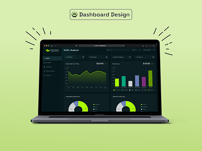 Dashboard Design for Aument Capital Partners 3d branding graphic design logo ui