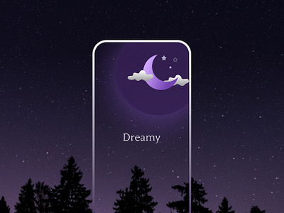 Dreamy-Dream analyzer app | AI | UIUX ai animation app app design apps artificial intelligence dream analysis tool dream analyzer app mobile app motion graphics ui uiux