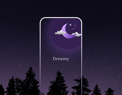 Dreamy-Dream analyzer app | AI | UIUX ai animation app app design apps artificial intelligence dream analysis tool dream analyzer app mobile app motion graphics ui uiux