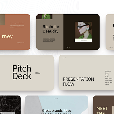 Minimalist Pitch Deck Creative Presentation ppt design