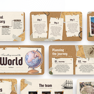 Creative Traveling Presentation Design ppt design