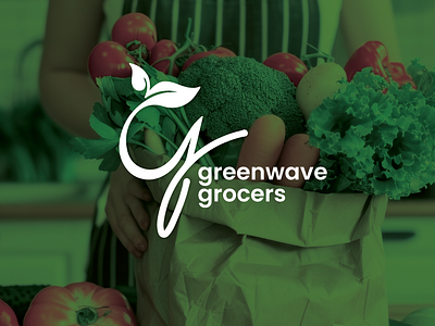 Greenwave Grocers - Branding branding design dribbble fresh graphic design illustration logo marketing minimal project vector