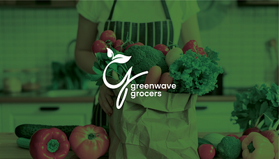 Greenwave Grocers - Branding branding design dribbble fresh graphic design illustration logo marketing minimal project vector