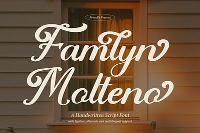 Famlyn Molteno | Handwritten Script Font luxury