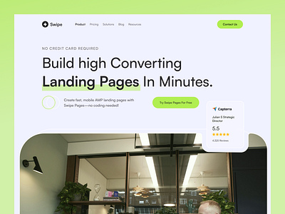 Agency Landing Page agency agency landing page agency website bold typography bold typography landing page company digital agency landing page ui ux