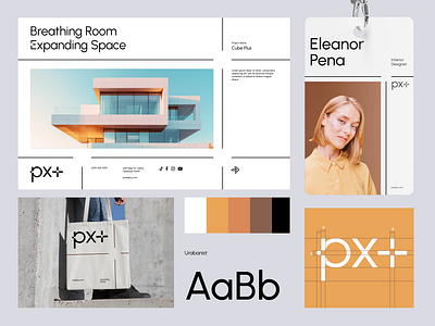 pixelplus : Architect Studio - Visual Identity architecture brand brand design brand guidelines brand identity branding business clean clean architecture clean design design graphic design id card identity logo logo design logotype marketing visual branding visual identity