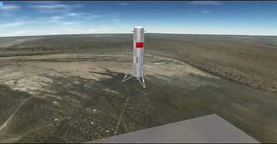 Simulating Rocket Recovery Using CesiumJS | Rocket Recovery Tech 3d animation digital twin ui visualization