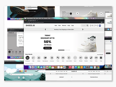 E-Commerce Shop Website Concept: SHOES.ID conceptdesign ecommerce ecommercedesign figma ui uidesign uidesigner uiux uiuxdesign uiuxdesigner ux uxdesign uxdesigner webdesign webdesignconcept