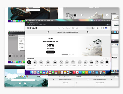 E-Commerce Shop Website Concept: SHOES.ID conceptdesign ecommerce ecommercedesign figma ui uidesign uidesigner uiux uiuxdesign uiuxdesigner ux uxdesign uxdesigner webdesign webdesignconcept