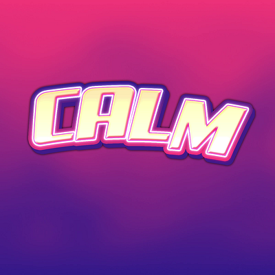 A calm typographic animation animation gradient graphic design kinetic mograph morph motion motion graphics typography