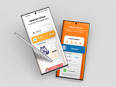 Digital Branding - Mobile Pet Adopting App branding design digitalbranding graphicdesign interfacedesign mobile mobileapp mobileapplication mobiledesign mobileinterface petadoptionapps ui uiux userexperience userintefacedesign userinterface visualdesign visualwork