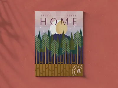 Grace Based Home Magazine illustration magazine print publication