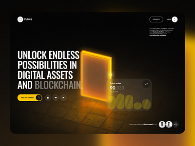 Design for Crypto Conference Landing Page crypto cryptoapp cryptoconference cryptocurrency cryptolandingpage cryptotech defi digitalassets ico nft uxuidesign web3