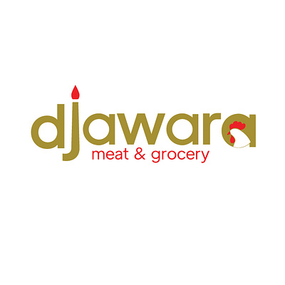 lomba logo "Djawara - meat & grocery" lomba logo djawara meat grocery