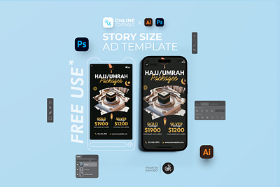 Hajj And Umrah Instagram Story aam360 aam3sixty branding concept design hajj and umrah brochure hajj event flyer hajj event invitation hajj flyer design hajj pilgrimage poster design illustration islamic pilgrimage flyer islamic pilgrimage poster islamic travel flyer logo ui umrah flyer template umrah poster template umrah tour package flyer umrah travel flyer