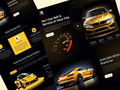 Car Landing Page car car app car design car landing page car repair website car ride car sharing car website car website design electric car electric vehicles sports car