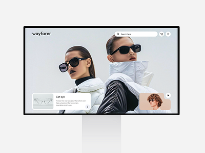 Wayfarer - E commerce website 3d animation app design branding cool design design design system e commerce fashion fashion ui fashion website graphic design illustration logo minimal ui motion graphics product design ui ux design website