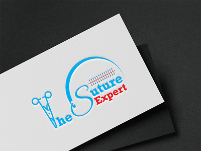 suture logo branding logo medical logo vector