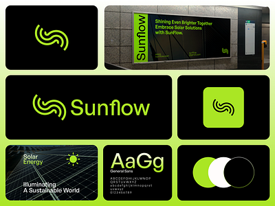 Sunflow logo design brand design brand identity branding graphic design logo renewable energy solar solar energy visual ward mark