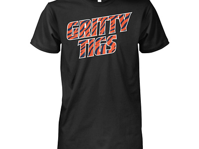 Detroit Tigers Gritty Tigs Shirt design illustration