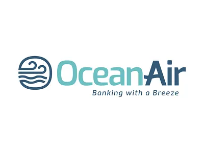 Ocean Air Logo Animation animation branding design graphic design illustration logo minimal motion graphics typography vector