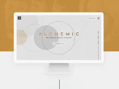 Alchemic – We create digital humans branding creative direction icons logo product design responsive design uiux visual design website