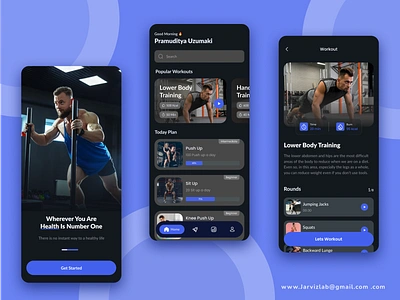 Activity Fitness Tracker Mobile App Ui Design app design exercise fitness fitness coash fitness tracker flutter gym gym session health ios mobile muscle online training saas startup statistics training ui ux web design